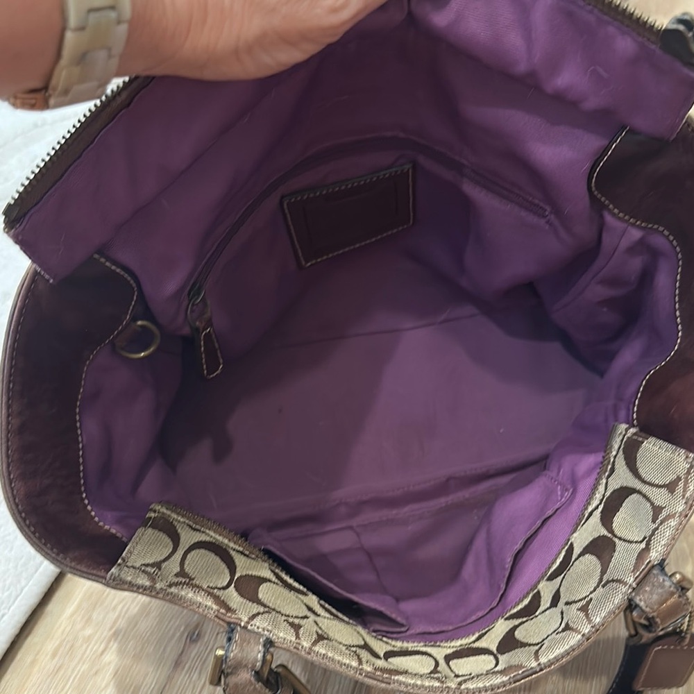 Coach Brown Classic Tote Bag - Picture 7 of 10